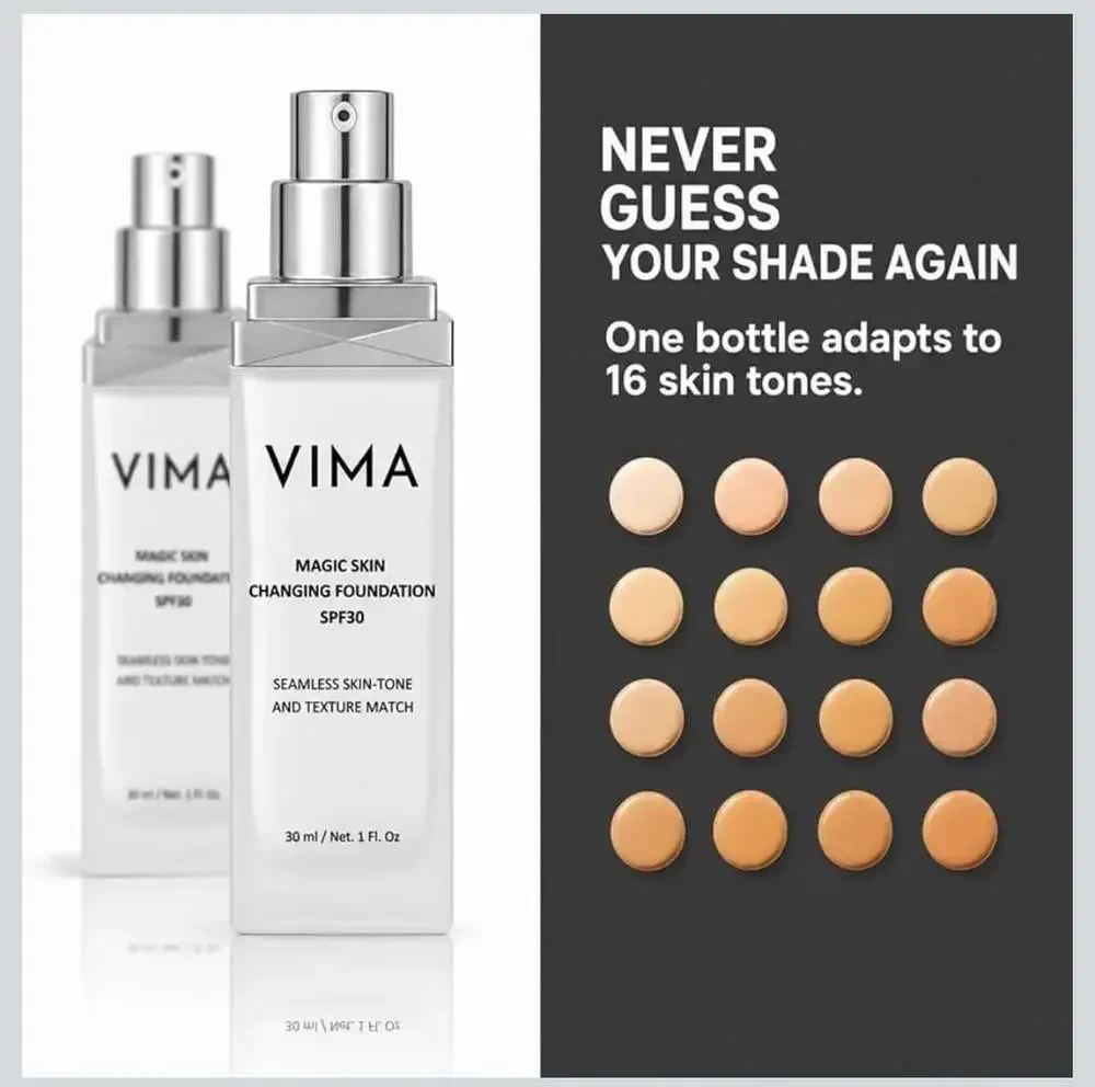 VIMA Magic Skin Changing Foundation SPF30 30ml / 1 Fl. Oz